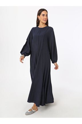 لباس حجاب سرمه ای زنانه رگولار Benin - کد 939863342