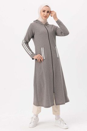 کلاه و ابایا طوسی زنانه پلی استر TOFİSA - کد 282423667