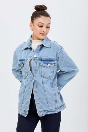 کت حجاب آبی زنانه رگولار TOFİSA - کد 795170540