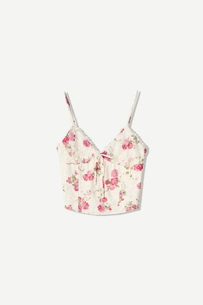 بلوز زنانه چاپی Bershka - کد 940055005