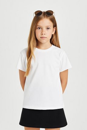 تیشرت سفید بچه گانه رگولار Cloudy Kids - کد 819192859