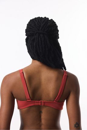 بالاتنه بیکینی قهوه ای زنانه ساده Penti - کد 900296647