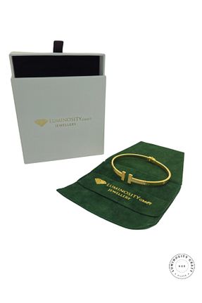 دستبند نقره زرد زنانه 925 عیار Luminosity Graft - کد 940055877