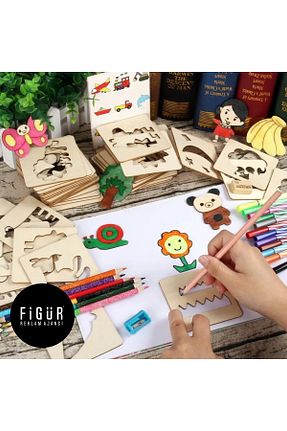 پازل بچه گانه چوب Figür Reklam Ajansı - کد 806356570