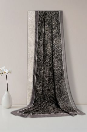شال مشکی زنانه پنبه ای Sekine İpek - کد 939935103