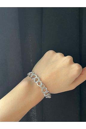 دستبند جواهر طوسی زنانه برنجی MOD10 - کد 939947697