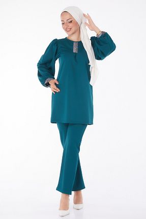 ست گرمکن سبز زنانه پلی استر TOFİSA - کد 841129956