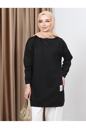 تونیک حجاب مشکی زنانه پلی استر FABİMOD - کد 470187972