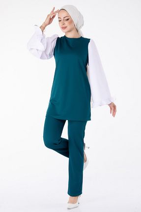 ست گرمکن سبز زنانه پلی استر TOFİSA - کد 832723159