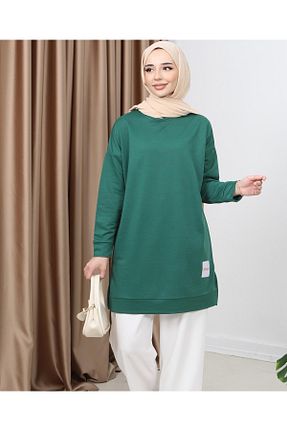 تونیک حجاب سبز زنانه پلی استر FABİMOD - کد 707337395