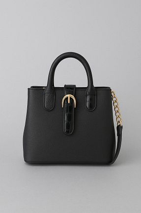 کیف دوشی مشکی زنانه چرم مصنوعی Bambus - کد 939957047
