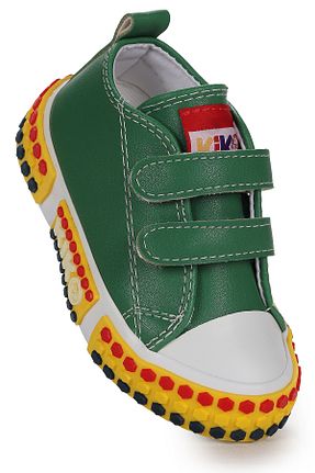 کفش اسنیکر سبز بچه گانه چسبی Kiko Kids - کد 848126493