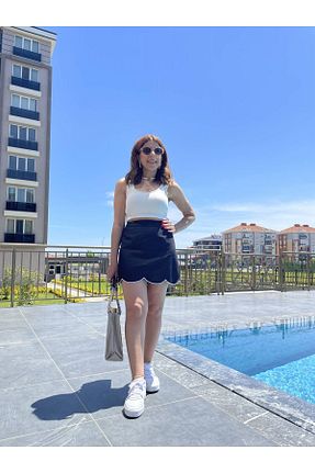 دامن مشکی زنانه جین ChicAura - کد 939968323
