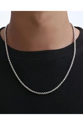 گردنبند استیل ( فولاد ) طوسی استیل (فولاد) TEMU - کد 939976939