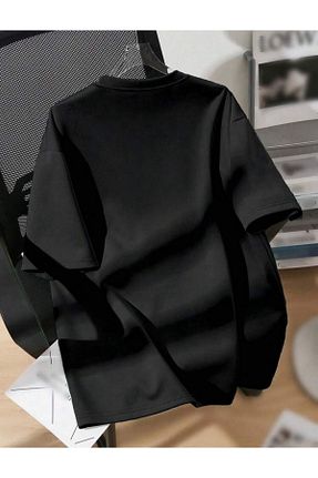 تیشرت مشکی زنانه Relaxed caddekombin - کد 939984216