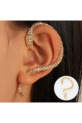 گوشواره جواهر طلائی برنجی Takıtolia - کد 827680827