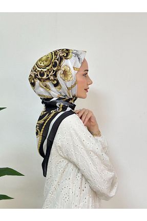 روسری مشکی 100 x 100 Pull Scarfs - کد 939998668