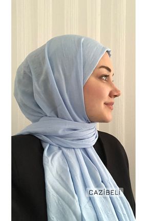 شال آبی زنانه Cazibeli - کد 927086609