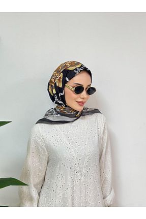 روسری طوسی مودال Pull Scarfs - کد 939998666