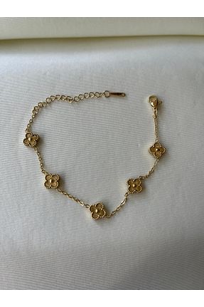 دستبند استیل (فولاد) زرد زنانه استیل ضد زنگ Nilsu Jewellery Accessory - کد 940003371
