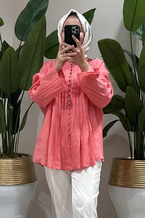 تونیک قرمز زنانه بافتنی Ghisa - کد 847391237