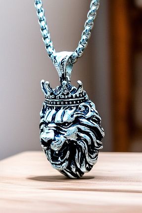 گردنبند استیل ( فولاد ) سفید مردانه روکش نقره AK STORE SİLVER - کد 928754746