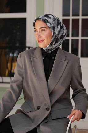 روسری مشکی پنبه ای İpekhan - کد 940019427