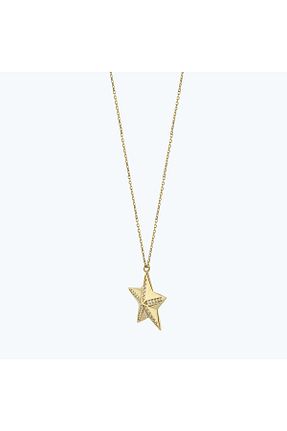 گردنبند طلا طلائی زنانه 14 عیار Altınbaş - کد 924329254