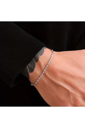 دستبند استیل (فولاد) طوسی استیل (فولاد) Tasarım - کد 940092556