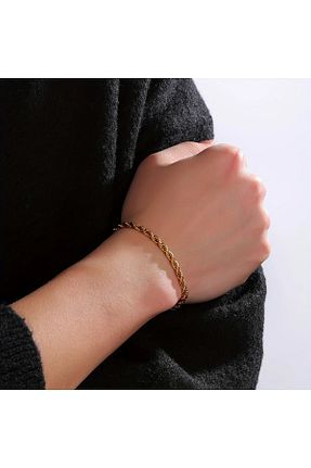 دستبند استیل (فولاد) زرد استیل (فولاد) Tasarım - کد 940092267