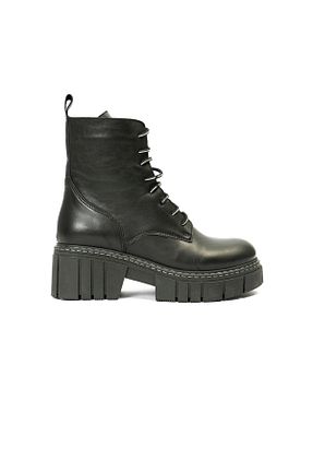 بوت / نیم بوت مشکی زنانه چرم خالص Greyder - کد 193779209