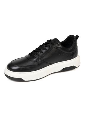 کفش اسنیکر مشکی مردانه چرم اصل Greyder - کد 761520373
