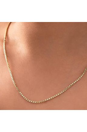 گردنبند طلا طلائی زنانه 14 عیار hakan mücevherat - کد 940101742