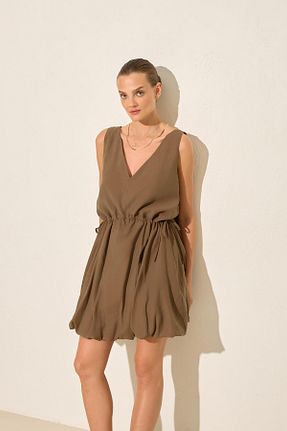 لباس قهوه ای زنانه بافتنی Setre - کد 940054674