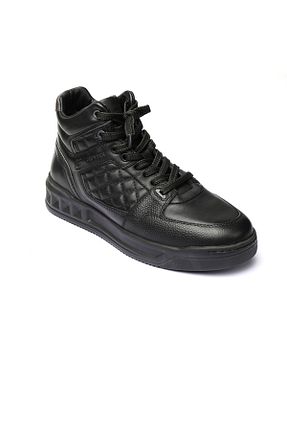 بوت / نیم بوت مشکی مردانه چرم خالص Greyder - کد 770287685