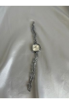 ساعت مچی طوسی زنانه استل (فولاد) QUARTZ - کد 940055463