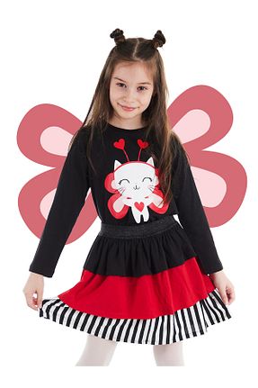دامن مشکی بچه گانه پنبه ای Denokids - کد 132371743