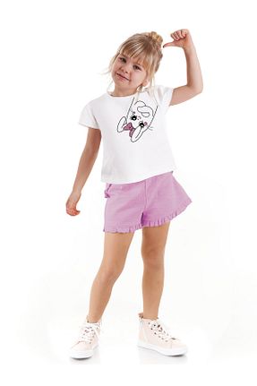 شلوارک و برمودا سفید بچه گانه Straight Denokids - کد 679733578