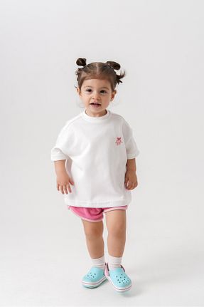 تیشرت صورتی بچه گانه اورسایز elibaby - کد 940108276