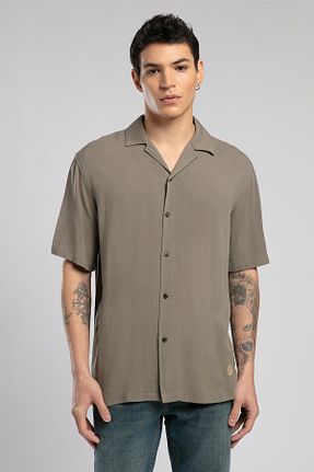 پیراهن آبی مردانه یقه پیراهنی Lee Cooper - کد 940058543
