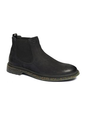 بوت / نیم بوت مشکی مردانه چرم خالص Greyder - کد 772501757