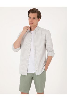 پیراهن طوسی مردانه اسلیم فیت Pierre Cardin - کد 940057607