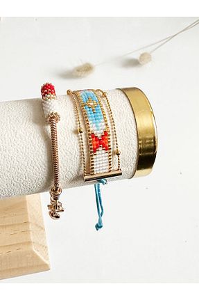 دستبند جواهر آبی زنانه منجق NevoAccessory - کد 940077279