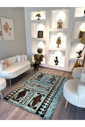 فرش رنگی قابل شستشو Rugs Modern Halı - کد 896040463
