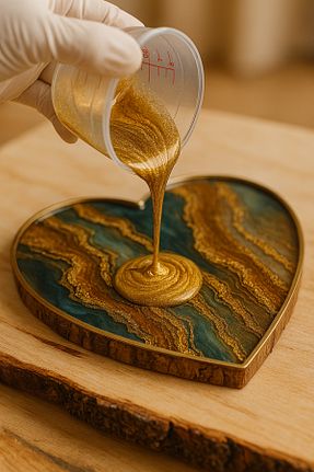 لوازم نقاشی سفید GLARESIN CLEAR EPOXY RESIN - کد 940068969