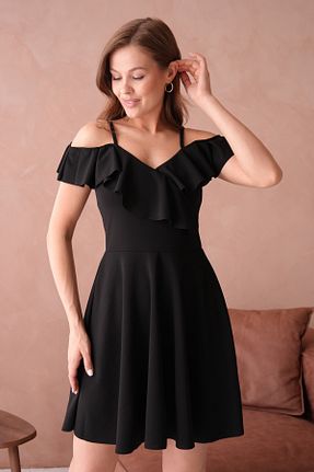 لباس مشکی زنانه بافتنی lovebox - کد 94106262