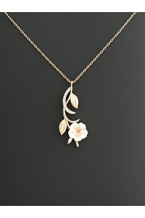 گردنبند نقره رنگی زنانه 925 عیار ank tasarım anka mücevherat - کد 940070670