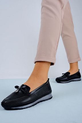 بابت مشکی زنانه چرم خالص LAL SHOES & BAGS - کد 661823843