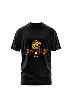 تیشرت مشکی مردانه رگولار Galatasaray - کد 940092865