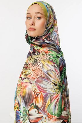 شال رنگی زنانه پنبه ای Mooncorn - کد 940250124